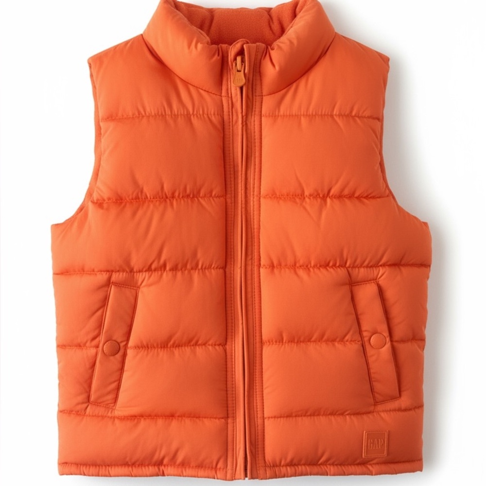 Baby GAP Winter Cold Control Max Puffer Vest Orange